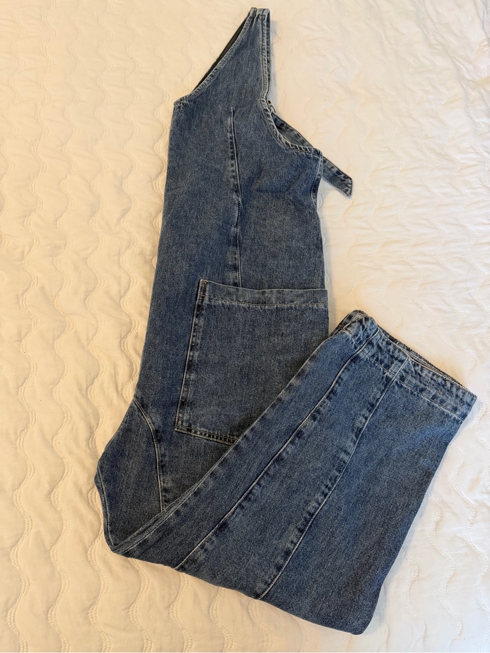 We The Free Free People High Roller Denim Jumpsuit - Picture 8 of 8